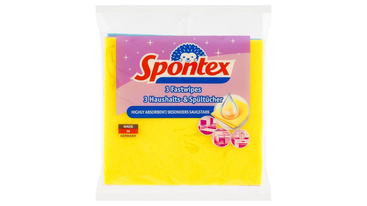 Spontex Fastwipes víceúčelová utěrka 3 ks