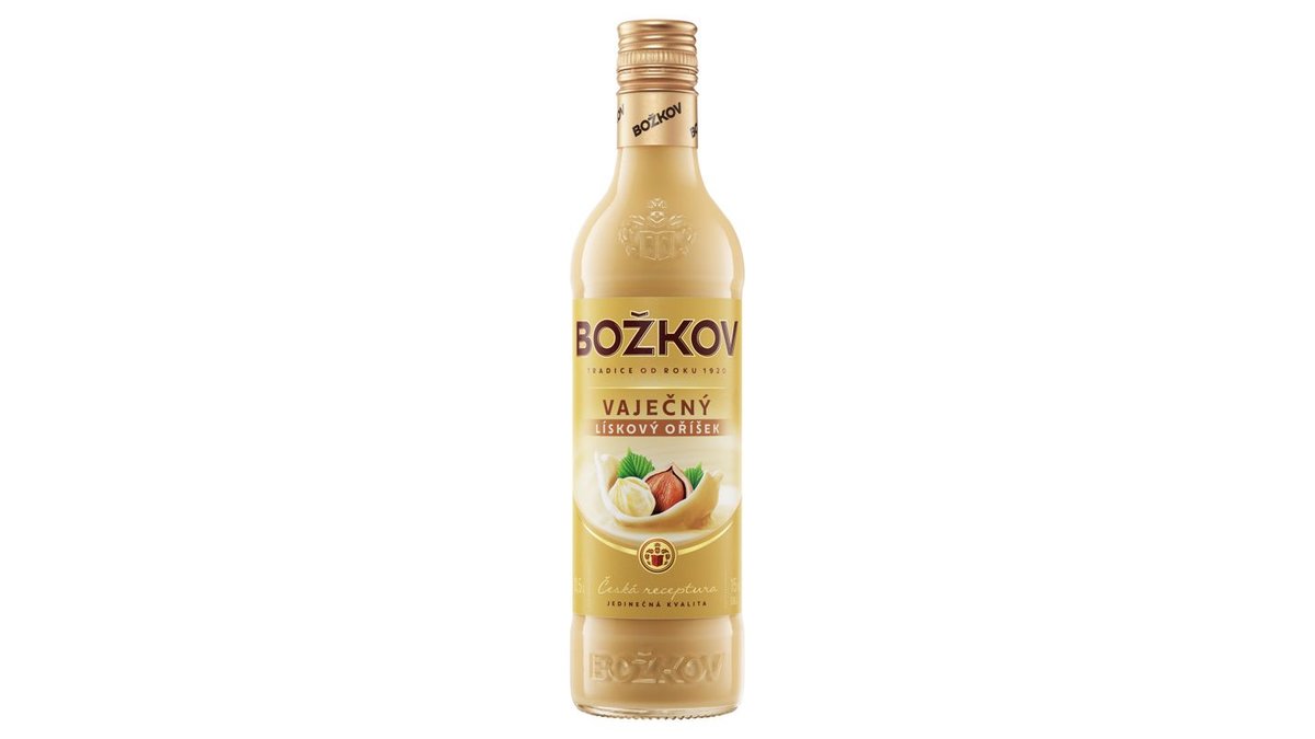 Božkov Vaječný lískový oříšek 0,5l