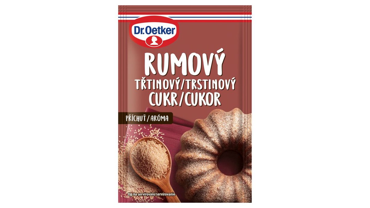 Dr. Oetker Rumový třtinový cukr 20g