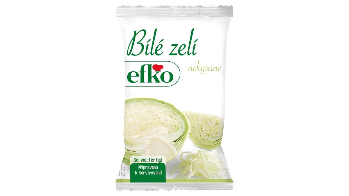 efko Bílé zelí sterilované sáček 500g