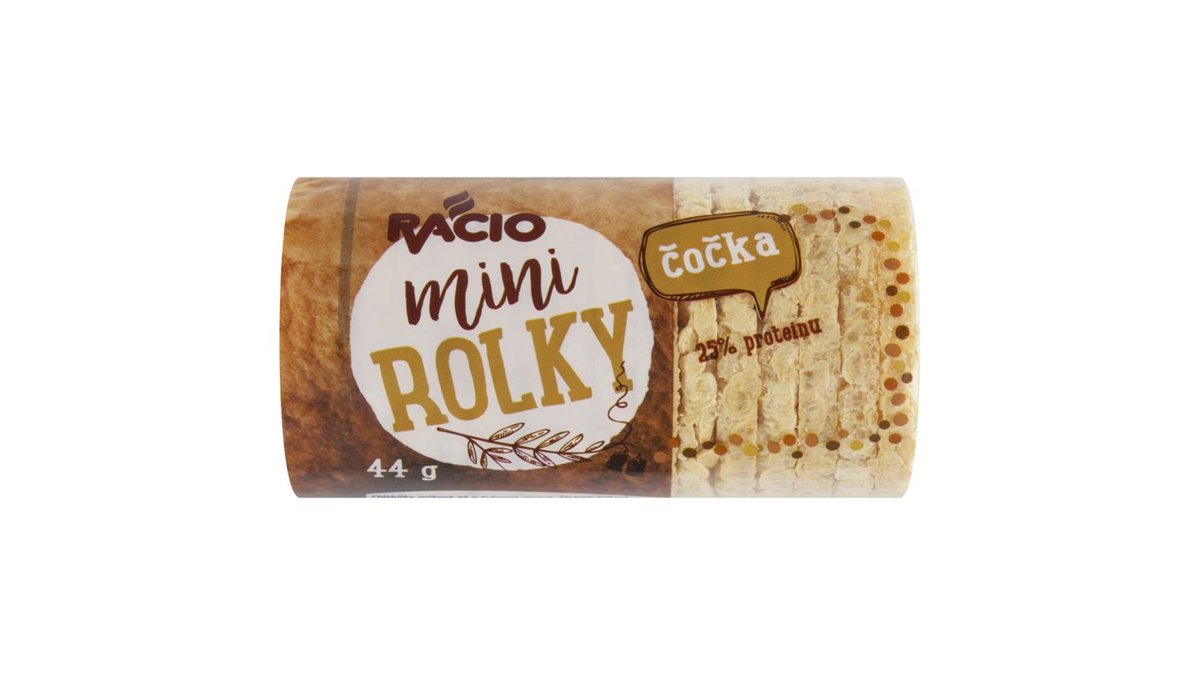 Racio Mini rolky čočka 44g