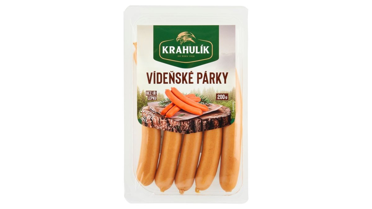 Krahulík Vídeňské párky 0,200kg