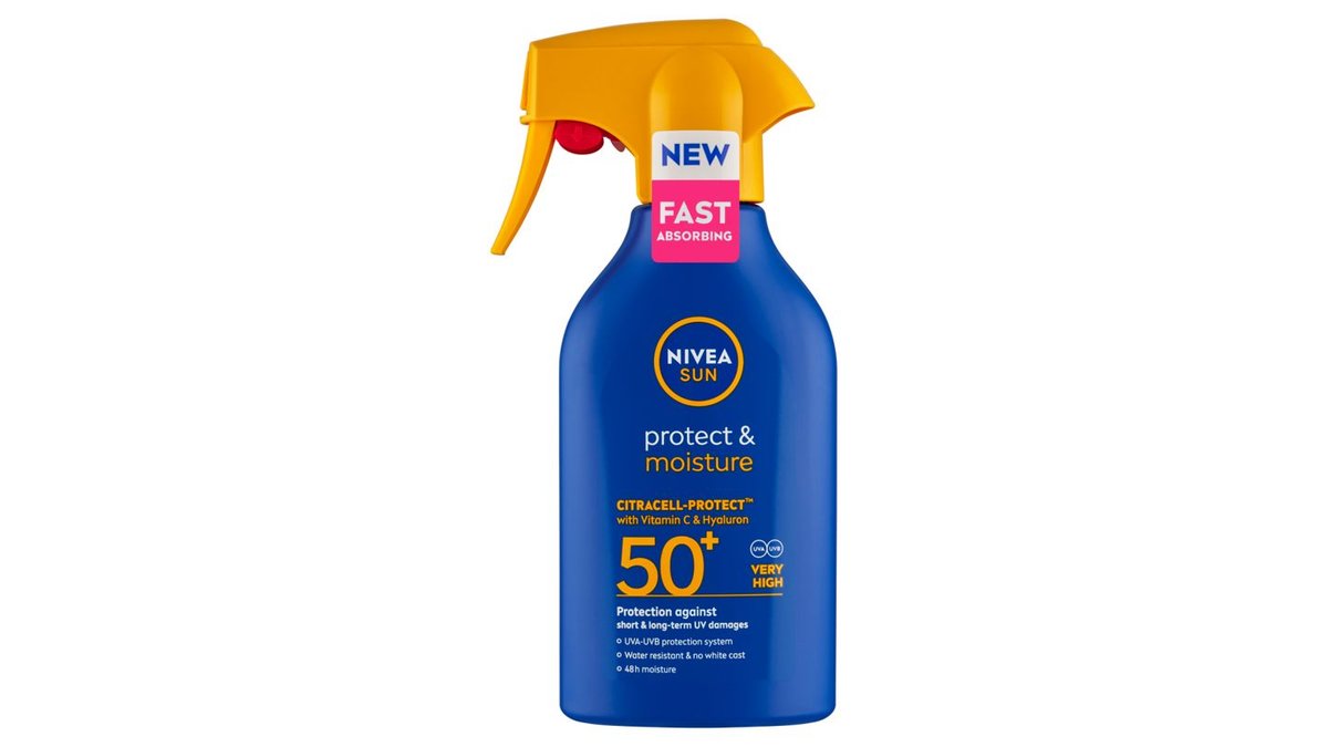 Nivea Sun Protect & Moisture hydratační sprej na opalování OF 50+ 270ml