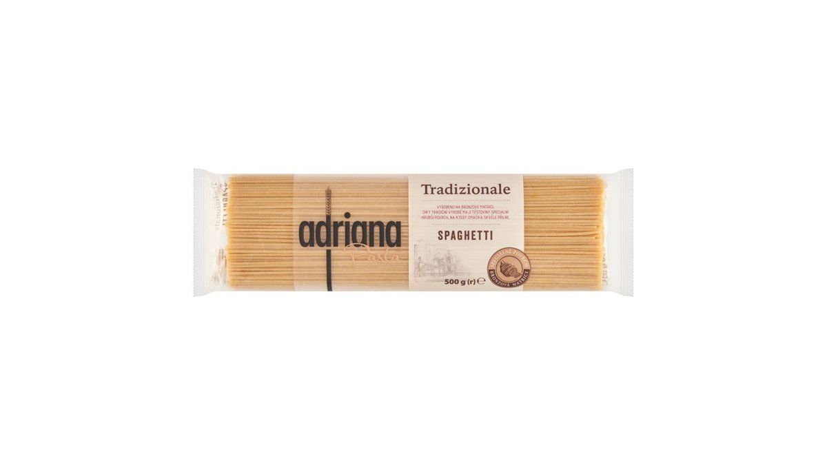 Náhled kategorie Adriana Tradizionale Spaghetti těstoviny semolinové sušené 500g