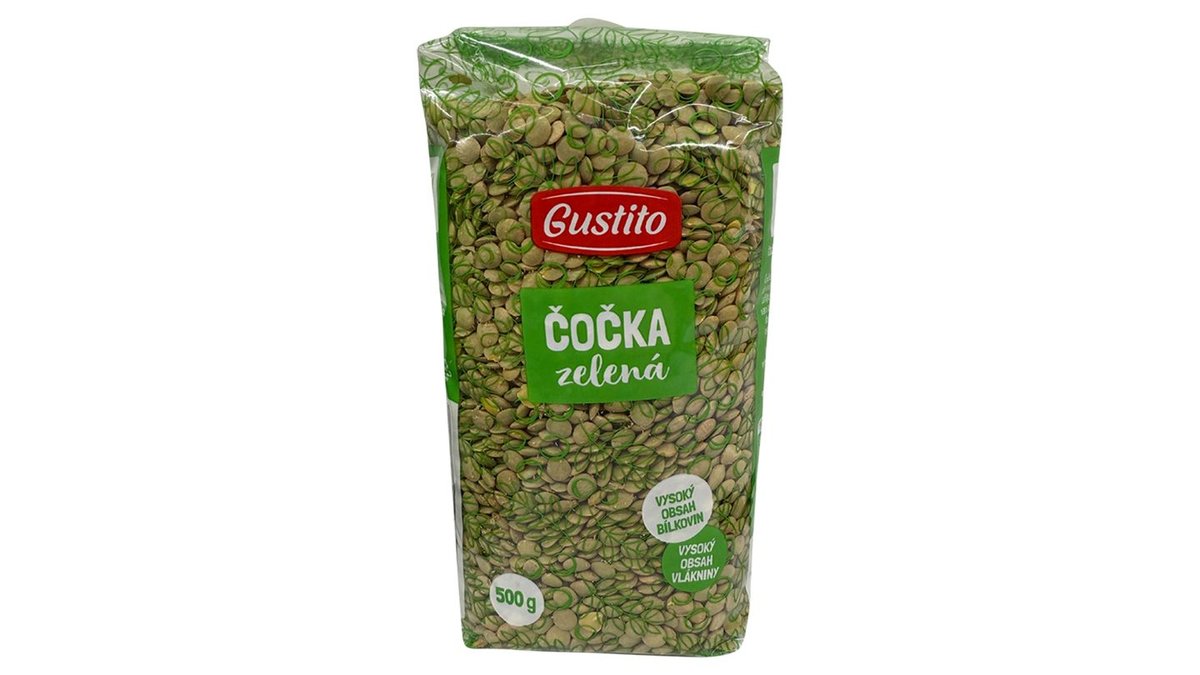 Gustito Čočka zelená 500g