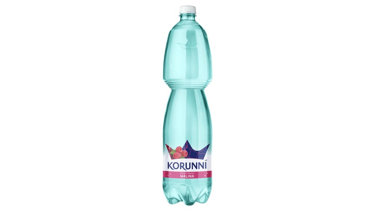 Korunní Perlivá s příchutí malina 1,5l