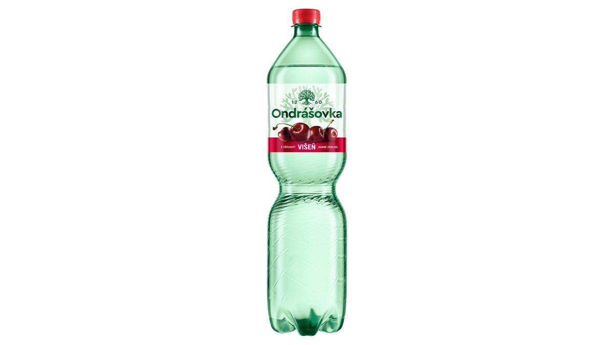 Ondrášovka Jemně perlivá s příchutí višeň 1,5l