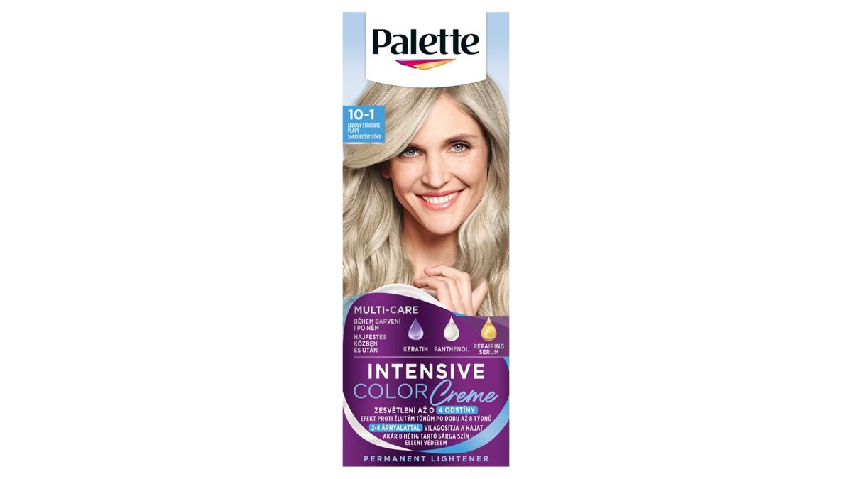Palette Intensive Color Creme barva na vlasy ledový stříbřitě plavý 10-1