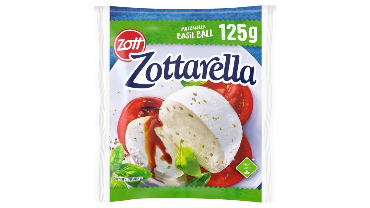 2 ks Zottarella bazalka 125g