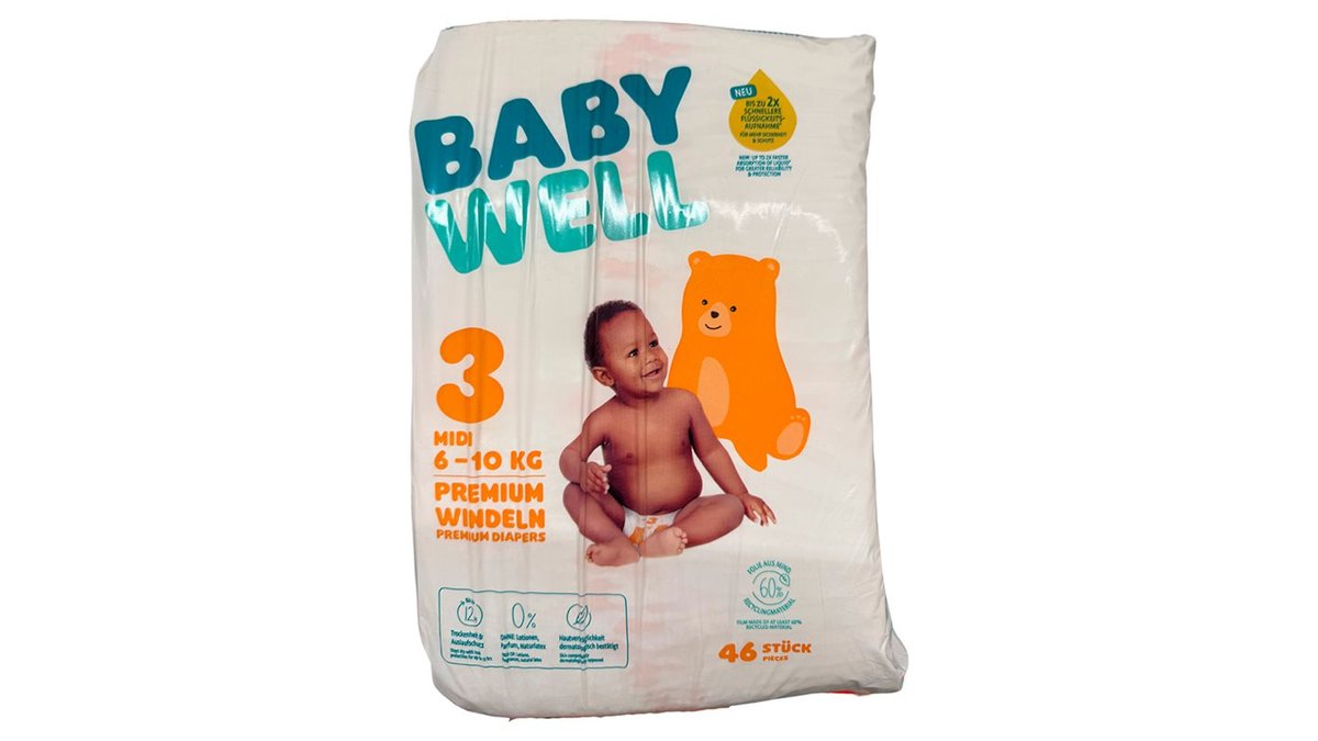 Babywell Premium plenky 3 midi 6-10 kg 46 ks