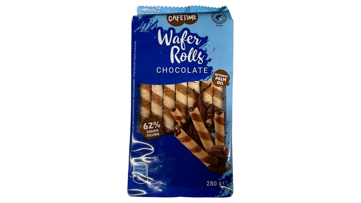 Café Time Oplatkové trubičky plněné náplní s čokoládou 280g