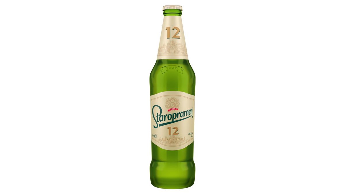 Staropramen 12 pivo ležák světlý 0,5l