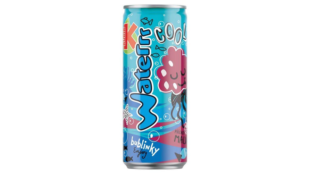 Kubík Waterrr Cool malina 330ml