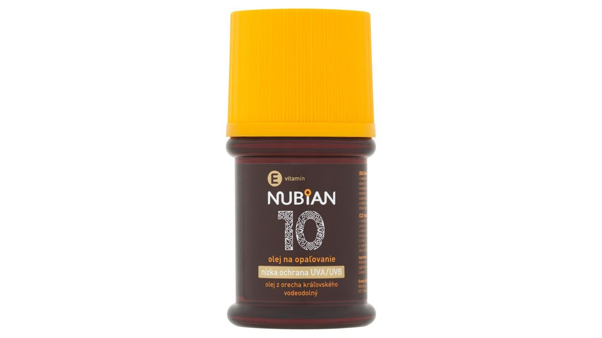 Nubian Olej na opalování SPF 10 60ml