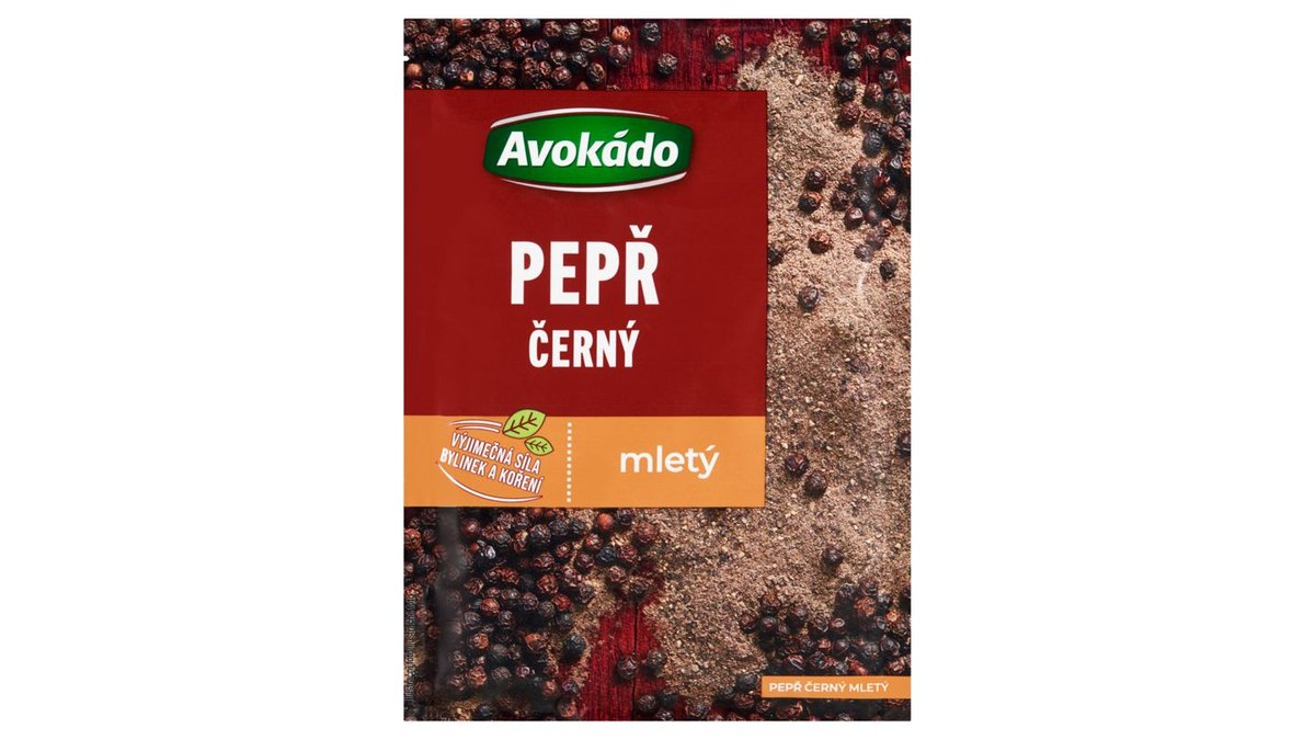 Avokádo Pepř černý mletý, 20 g