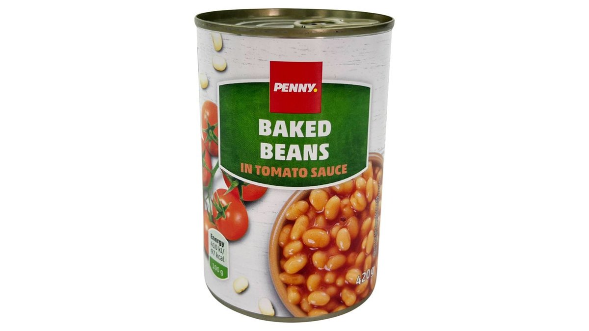 Penny Pečené bílé fazole v rajčatové omáčce 420g