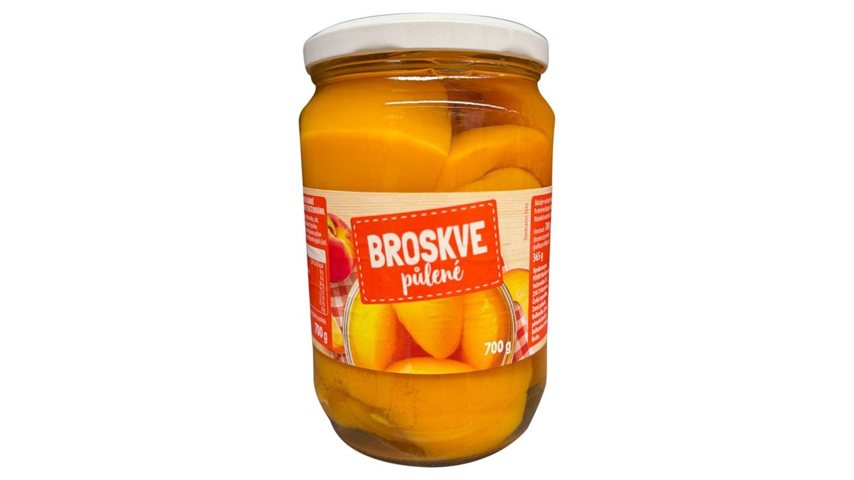 Broskve půlené 700g