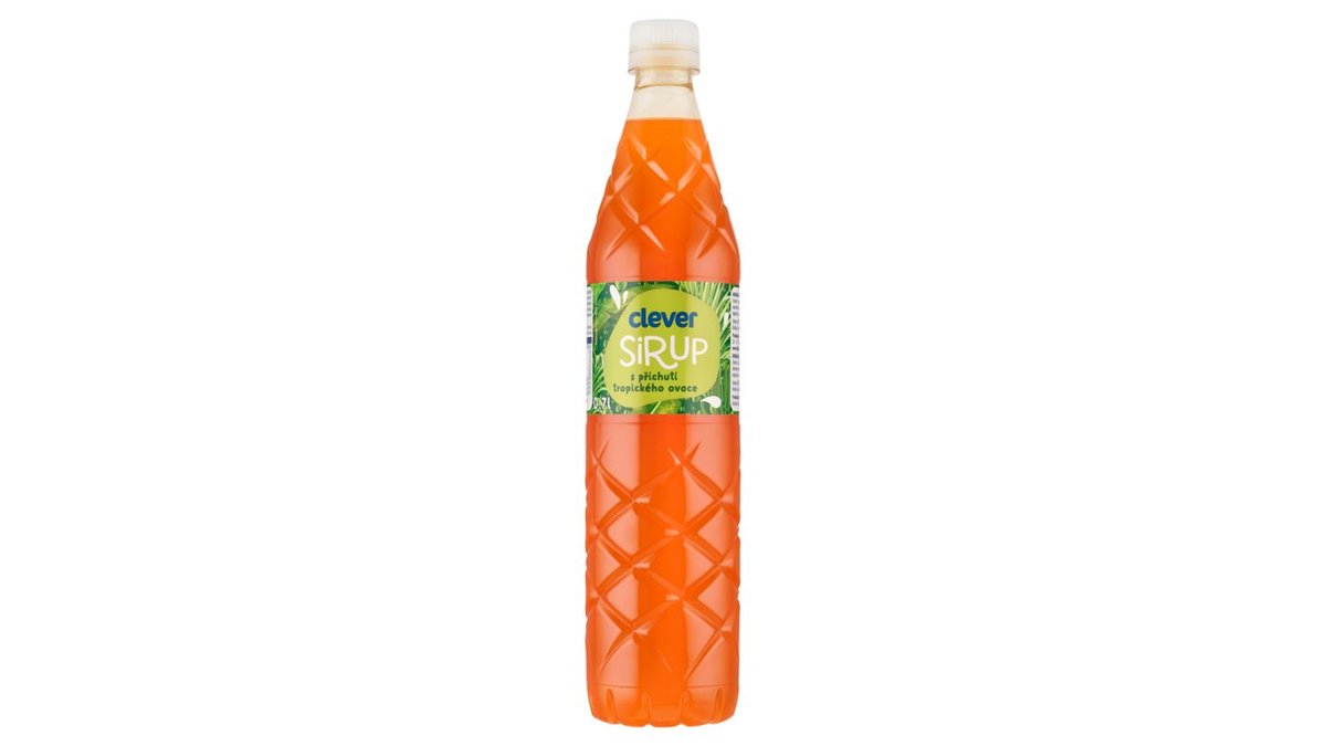 clever Sirup s příchutí tropického ovoce 0,7l