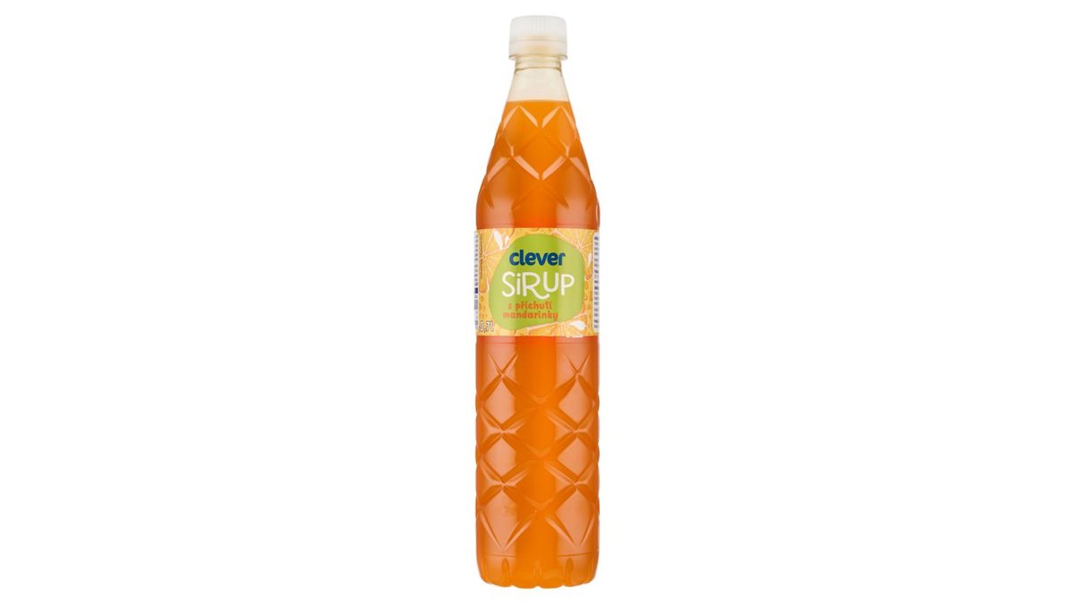 clever Sirup s příchutí mandarinky 0,7l
