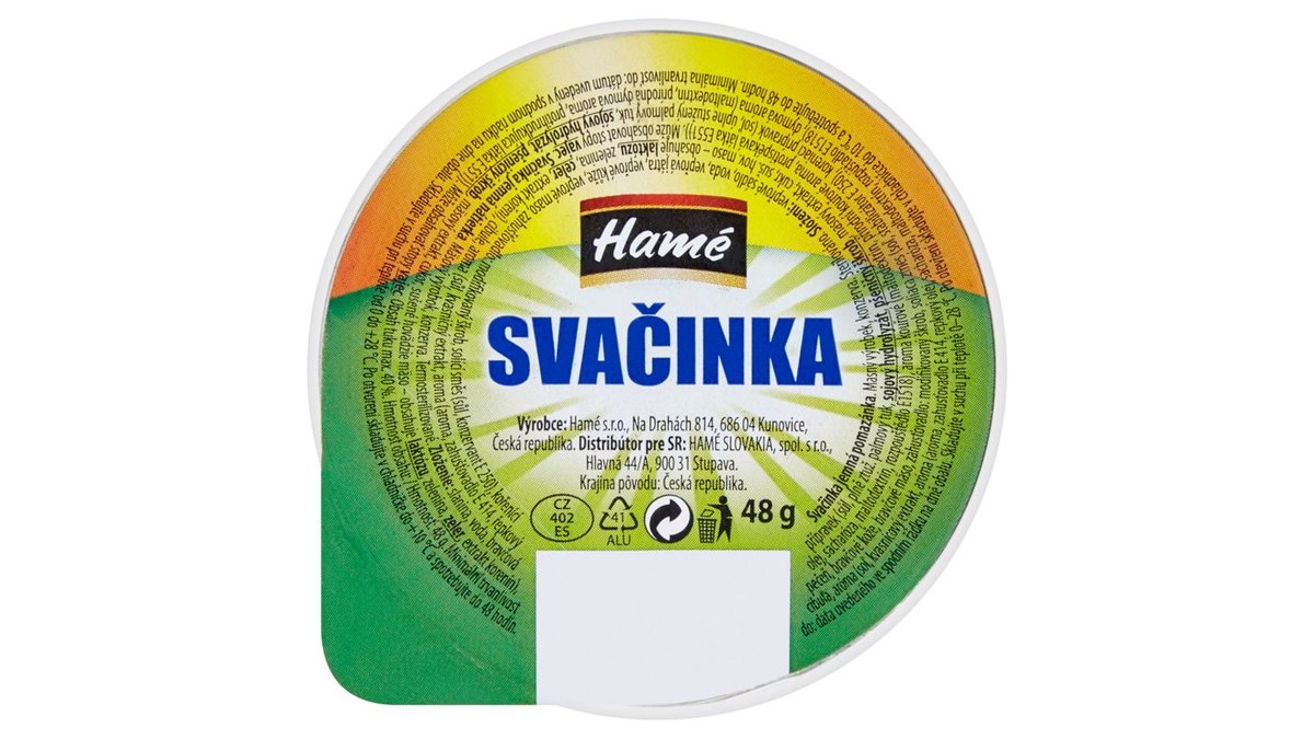 Hamé Svačinka jemná pomazánka 48g