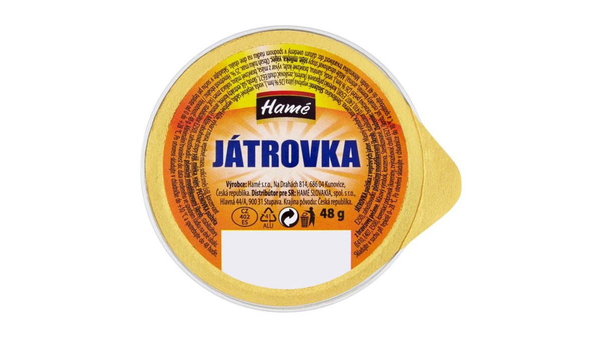 Hamé Játrovka paštika 48g