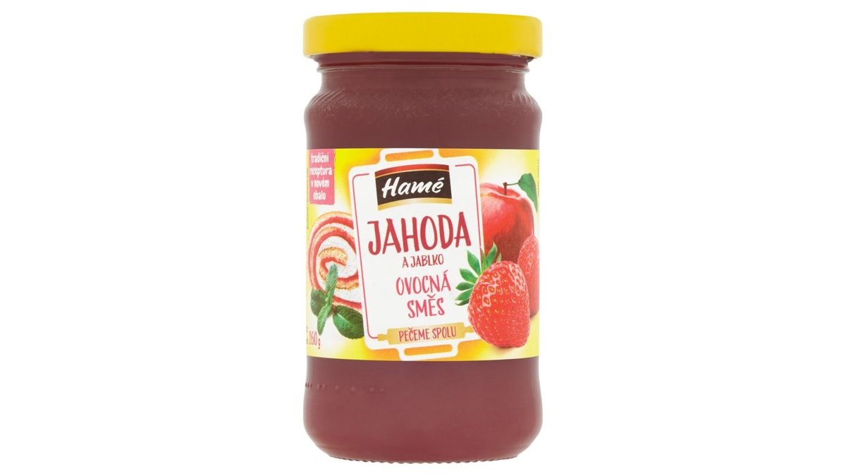 Hamé Jahoda a jablko ovocná směs 260g