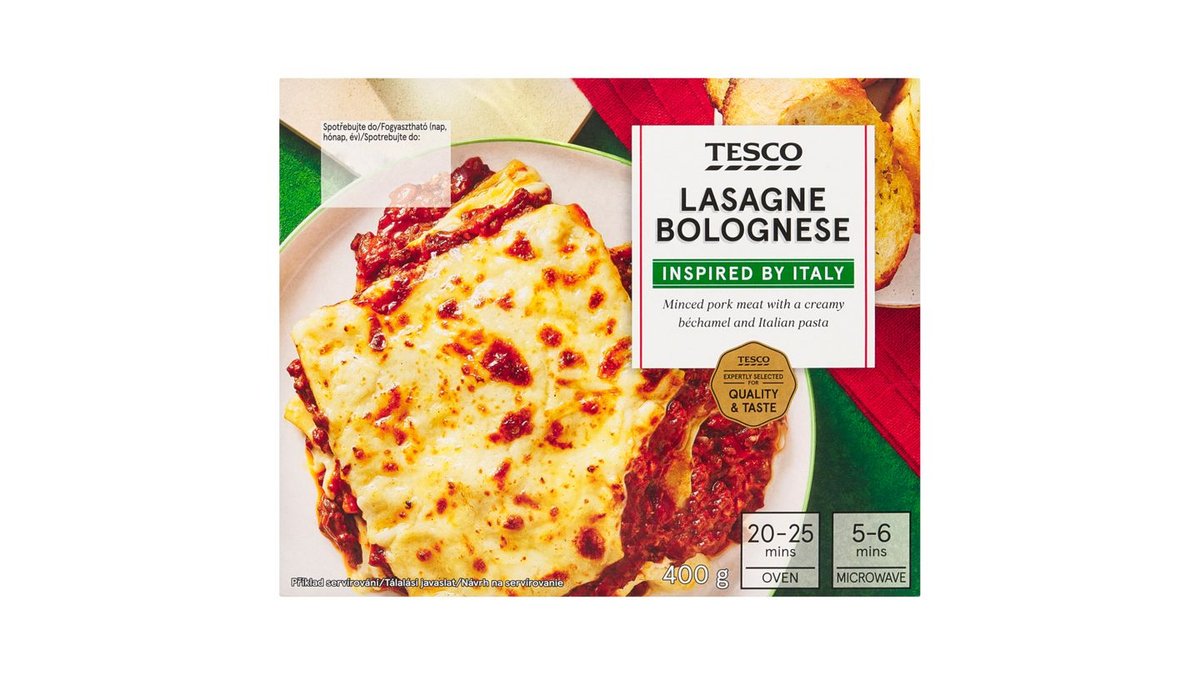 Tesco Lasagne Bolognese 400g