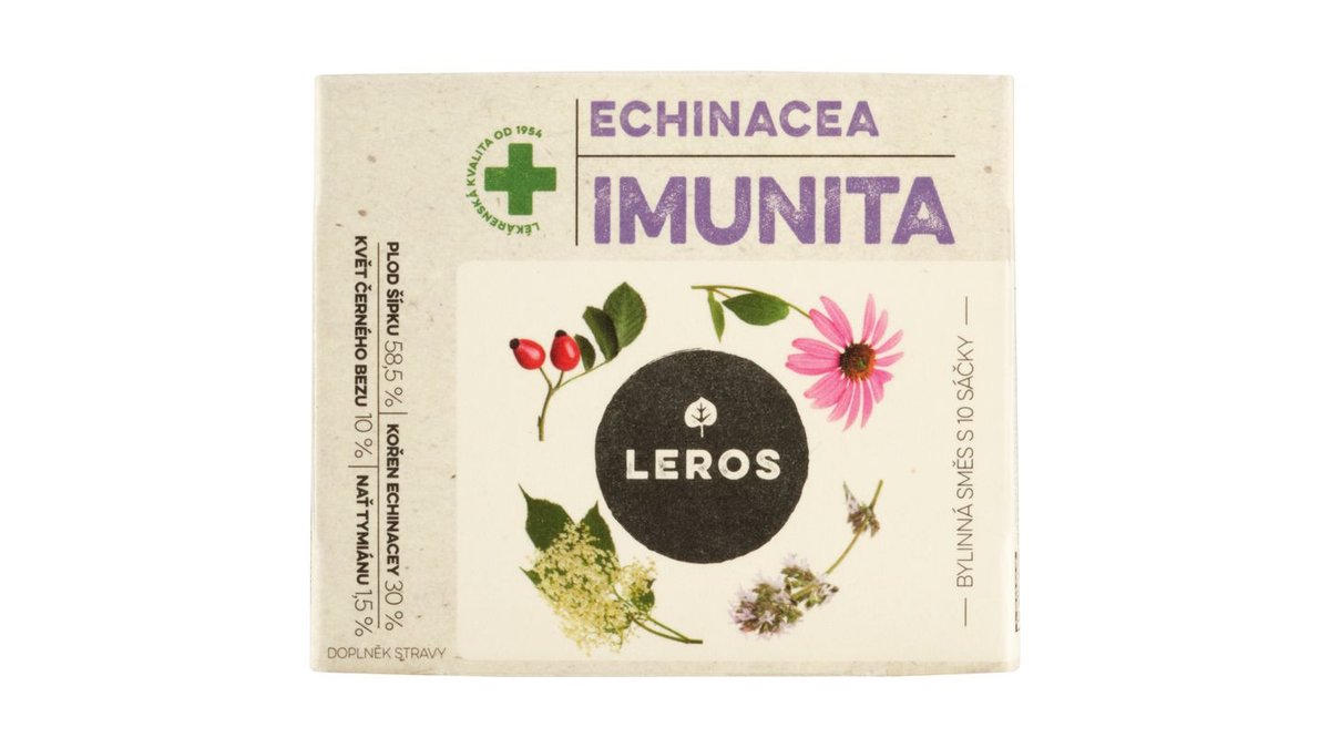 Leros Echinacea imunita bylinný čaj 10 x 1,5g (15g)
