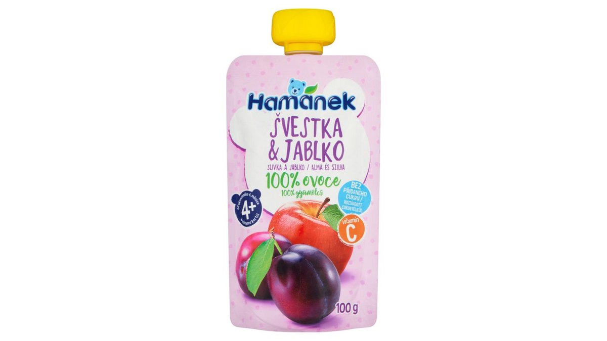 Hamánek Švestka & jablko 100g