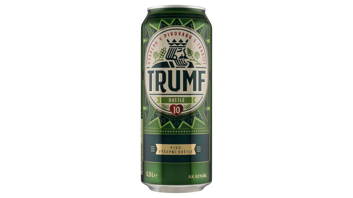 Trumf 10 pivo výčepní světlé 0,5l
