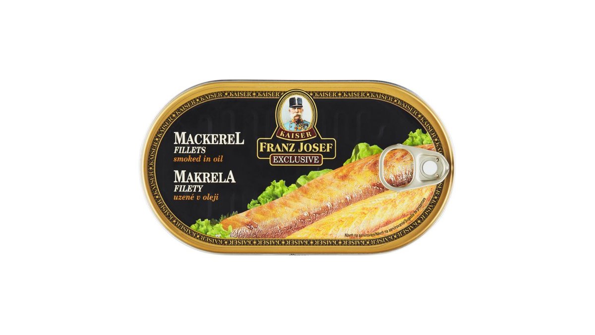 Franz Josef Kaiser Exclusive Makrela filety uzené v oleji 170g