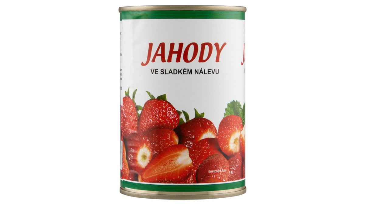 Jahody ve sladkém nálevu 400g