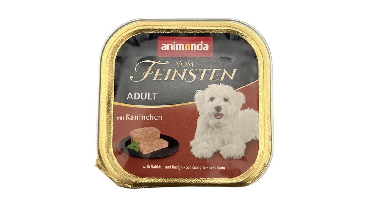 Animonda Vom Feinsten Adult mit Hase, 150 g | Der Hundeladen Stuttgart  (Bassett - The dog shop) | Wolt