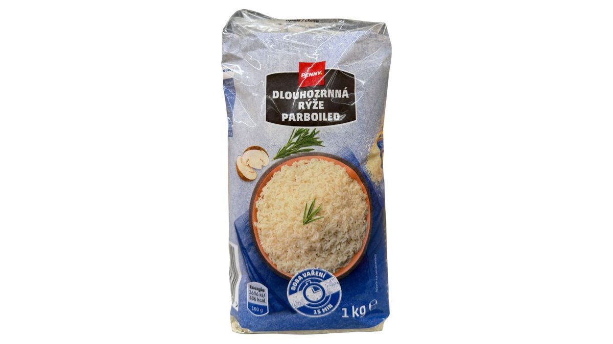 Penny Dlouhozrnná rýže parboiled 1kg