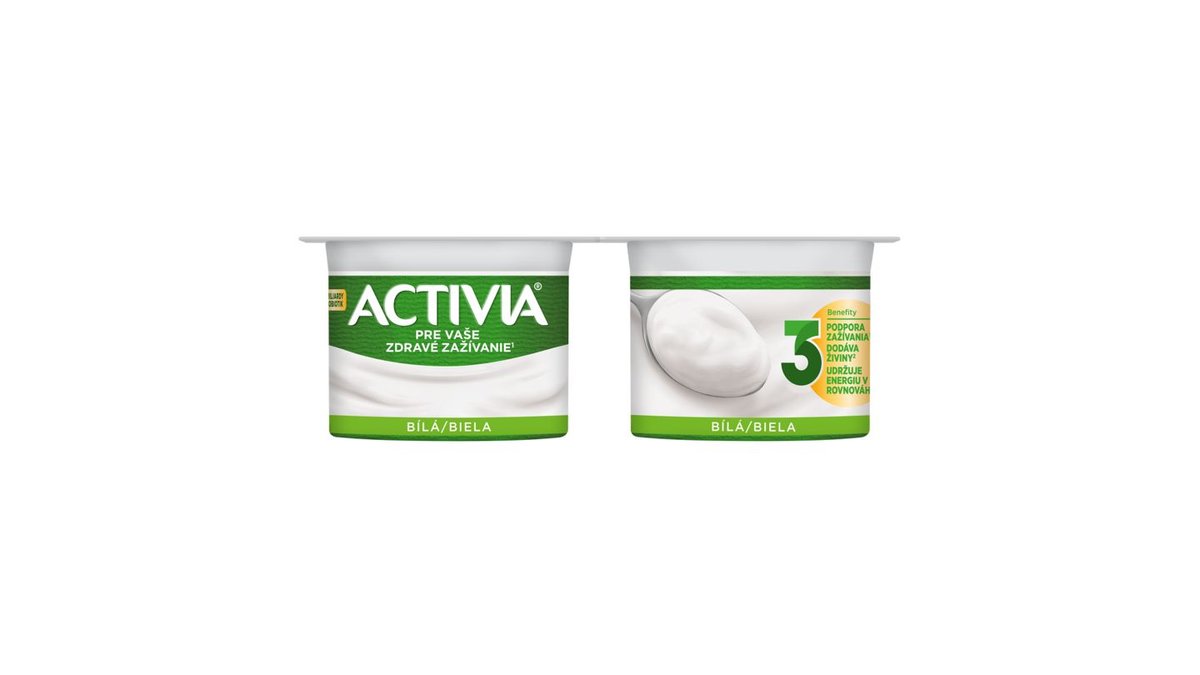 ACTIVIA Bílá 4x120g