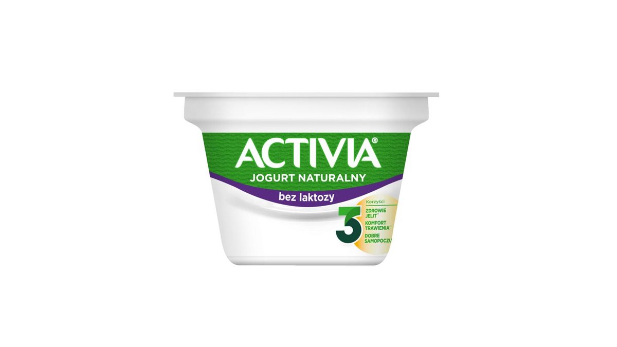 ACTIVIA Bílá Bezlaktózová 165g