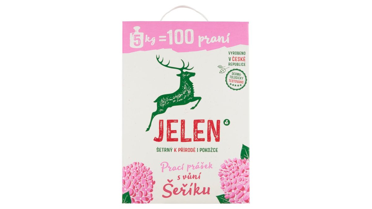 Jelen prací prášek s vůní šeříku 100 PD, 5 kg
