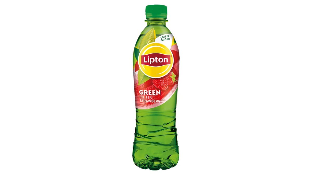 Lipton Ledový čaj zelený s příchutí jahod 500ml