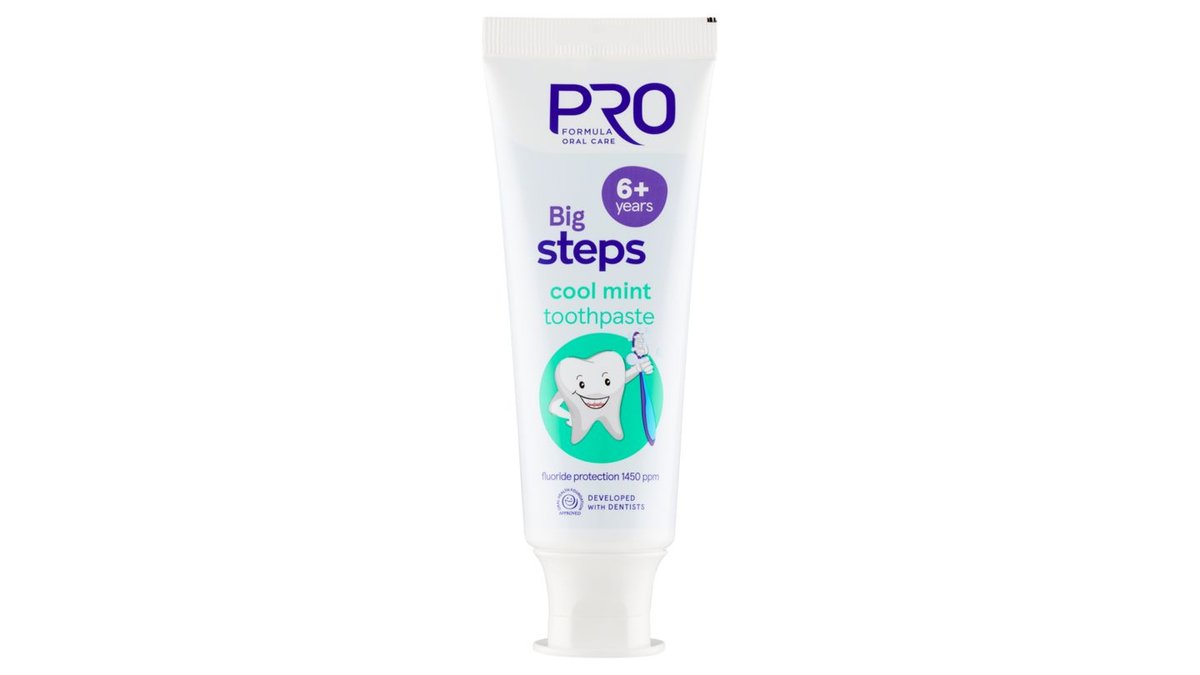 Pro Formula Big Steps Cool Mint zubní pasta pro děti od 6 let 75ml