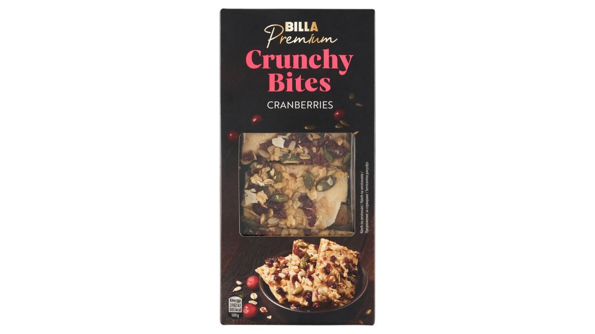 BILLA PREMIUM CRUNCHY BITES BRUSINKA 80G