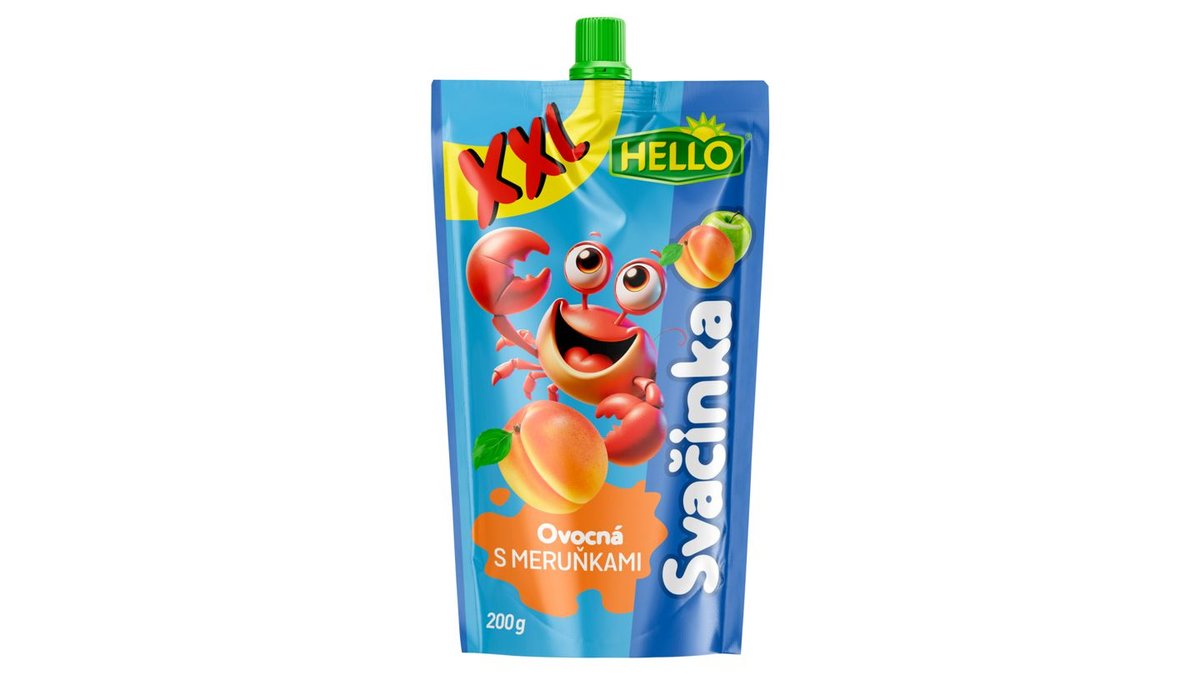 Hello Ovocná svačinka s meruňkami 200g