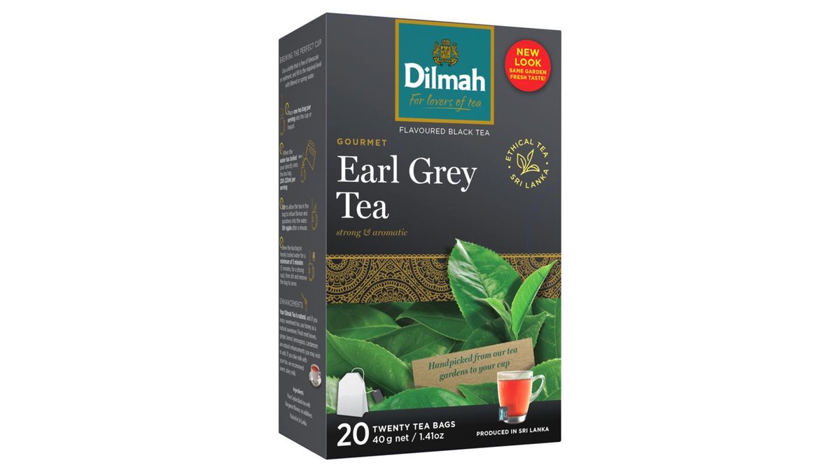 Dilmah Earl Grey černý čaj 20 x 1,5g