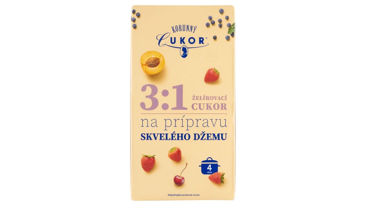 Korunní Cukr 3:1 želírovací cukr 500g