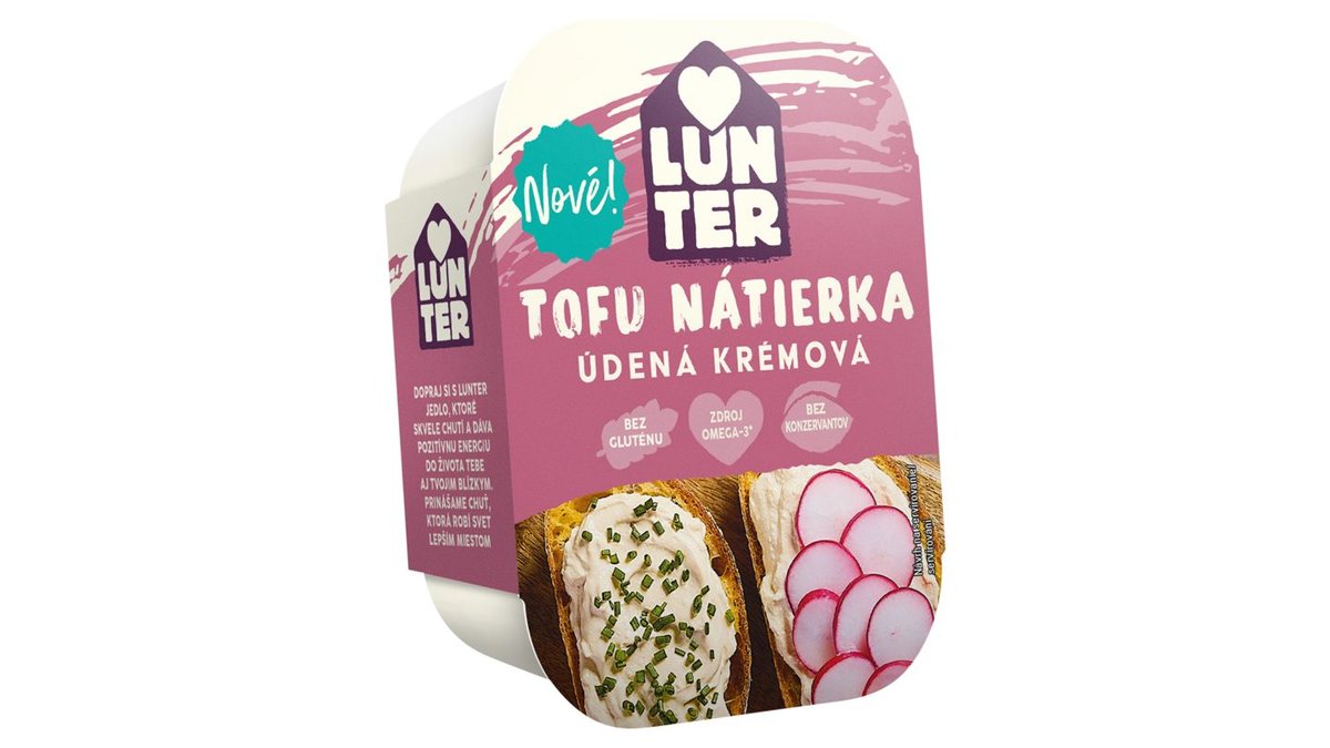 Lunter Rostlinná pomazánka s uzeným tofu 140g
