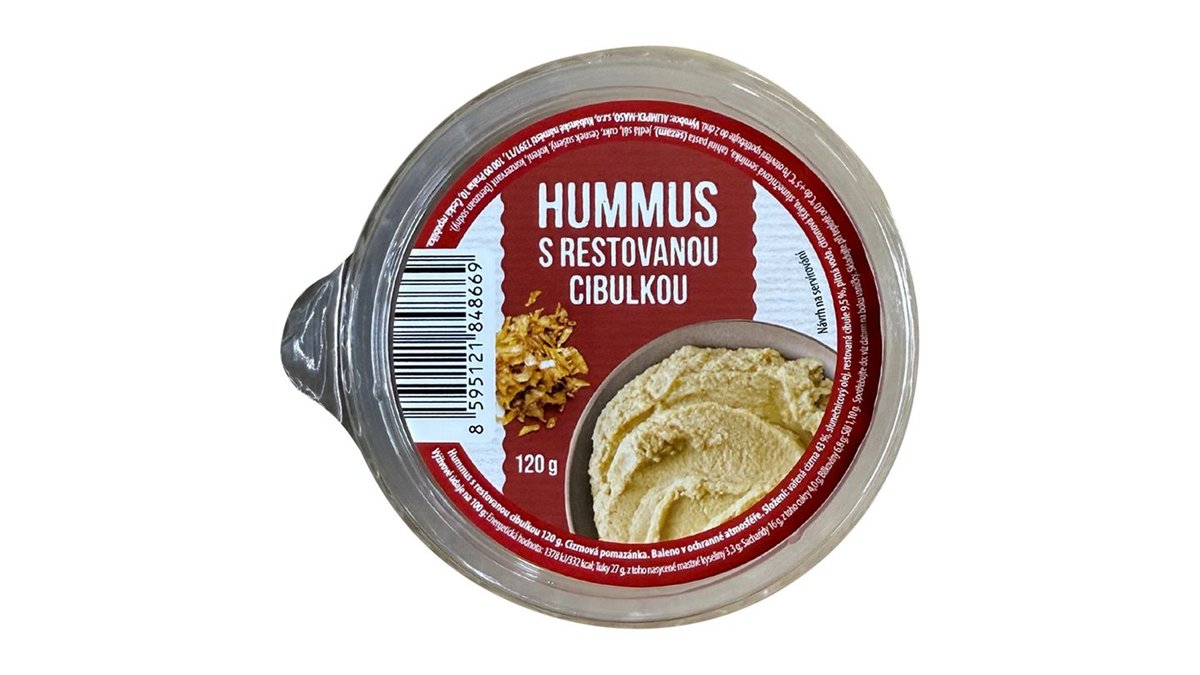 Hummus s restovanou cibulkou 120g