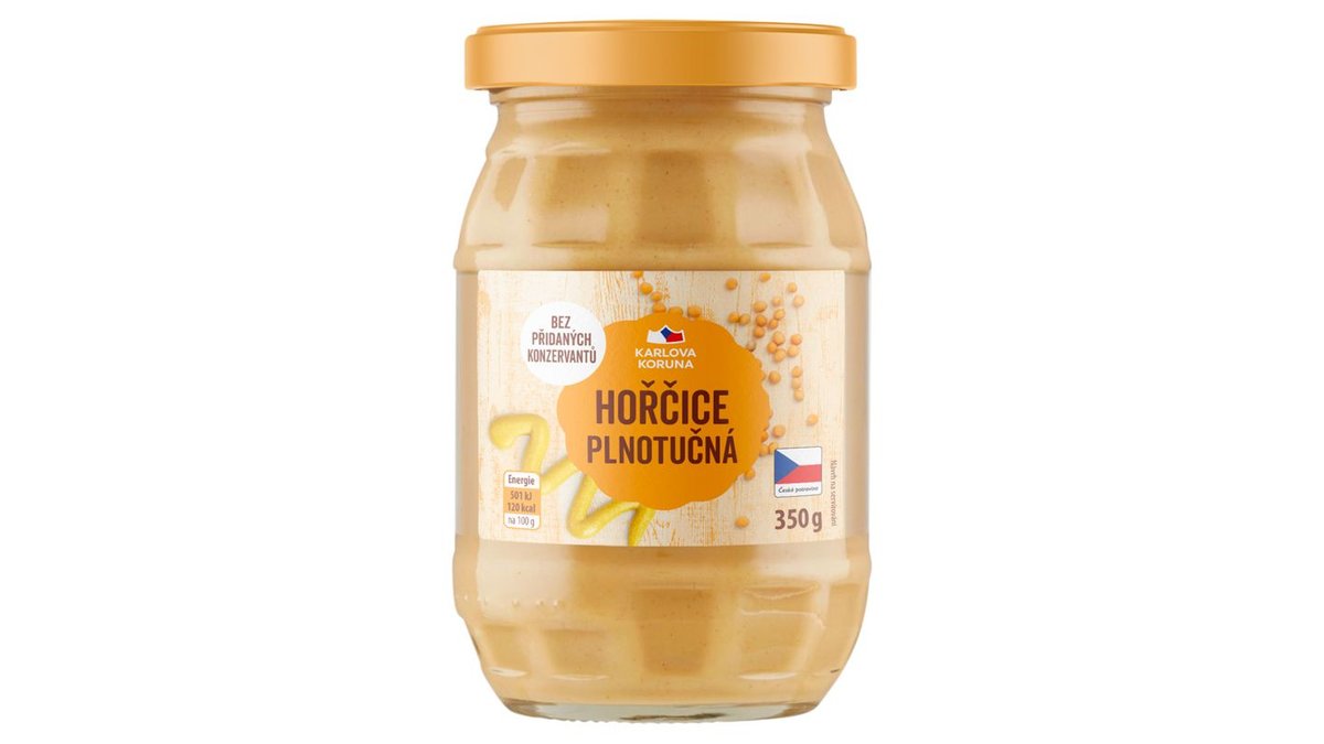 Karlova Koruna Hořčice plnotučná 350g