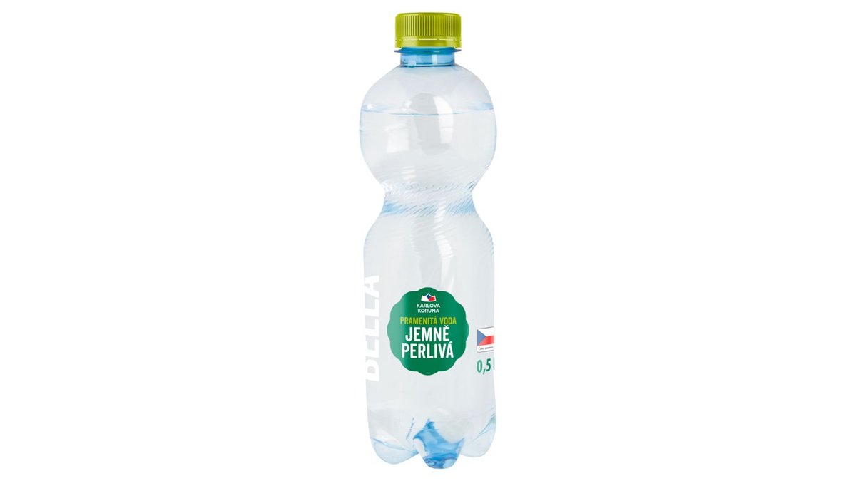 Karlova Koruna Aqua Bella pramenitá voda jemně perlivá 0,5l