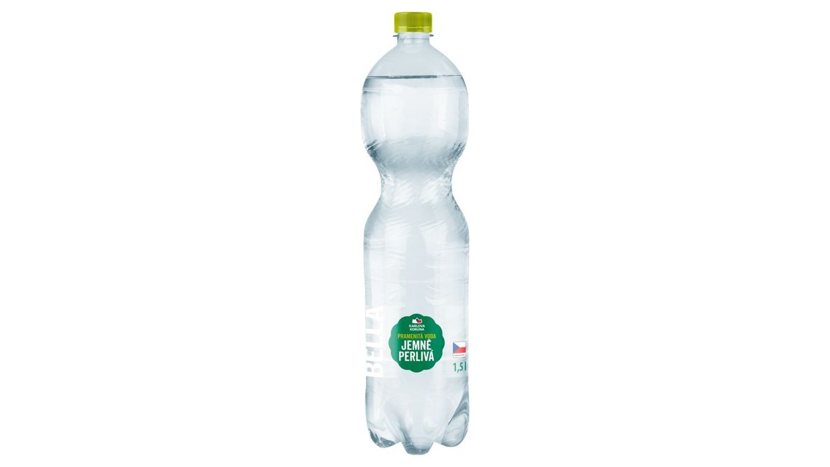 Karlova Koruna Aqua Bella pramenitá voda jemně perlivá 1,5l