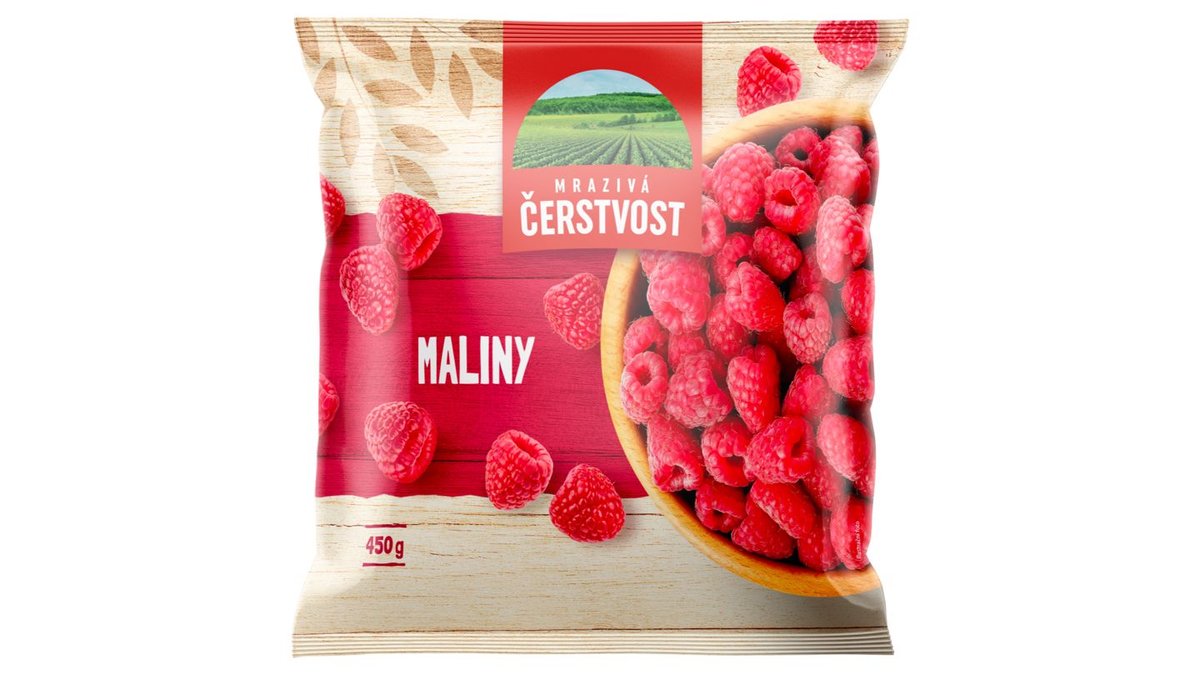 Mrazivá čerstvost Maliny 450g