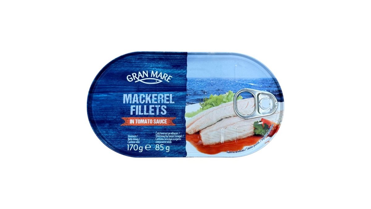 Gran Mare Filety z makrely v rajčatové omáčce 170g